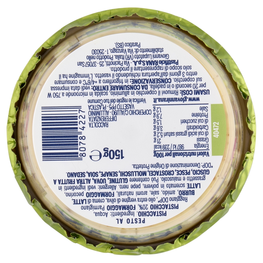 Giovanni Rana Pistacchio Pesto Fresco 150 g